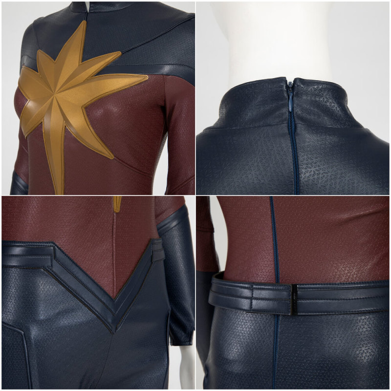 The Marvels Carol Danvers Cosplay Costume-Captain Marvel 2 Deluxe