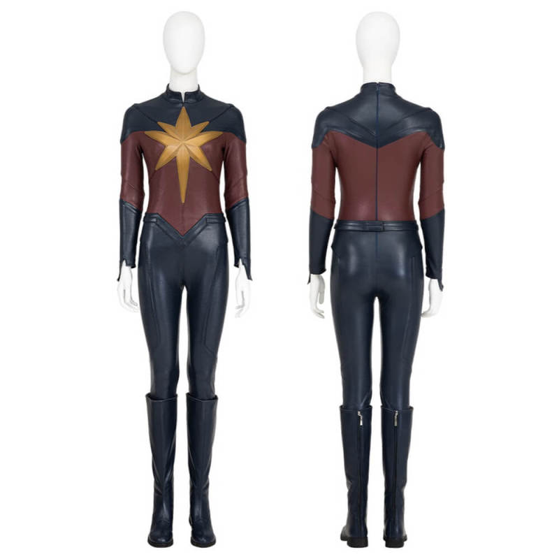 The Marvels Carol Danvers Cosplay Costume-Captain Marvel 2 Deluxe