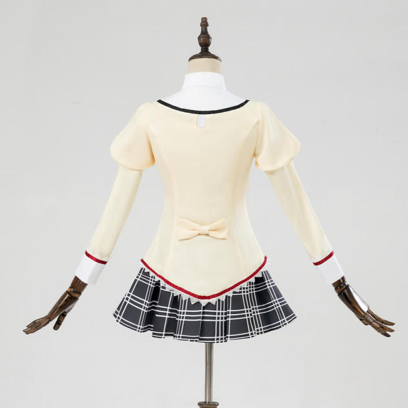 Madoka Kaname School Uniform Cosplay Costume-Puella Magi Madoka Magica