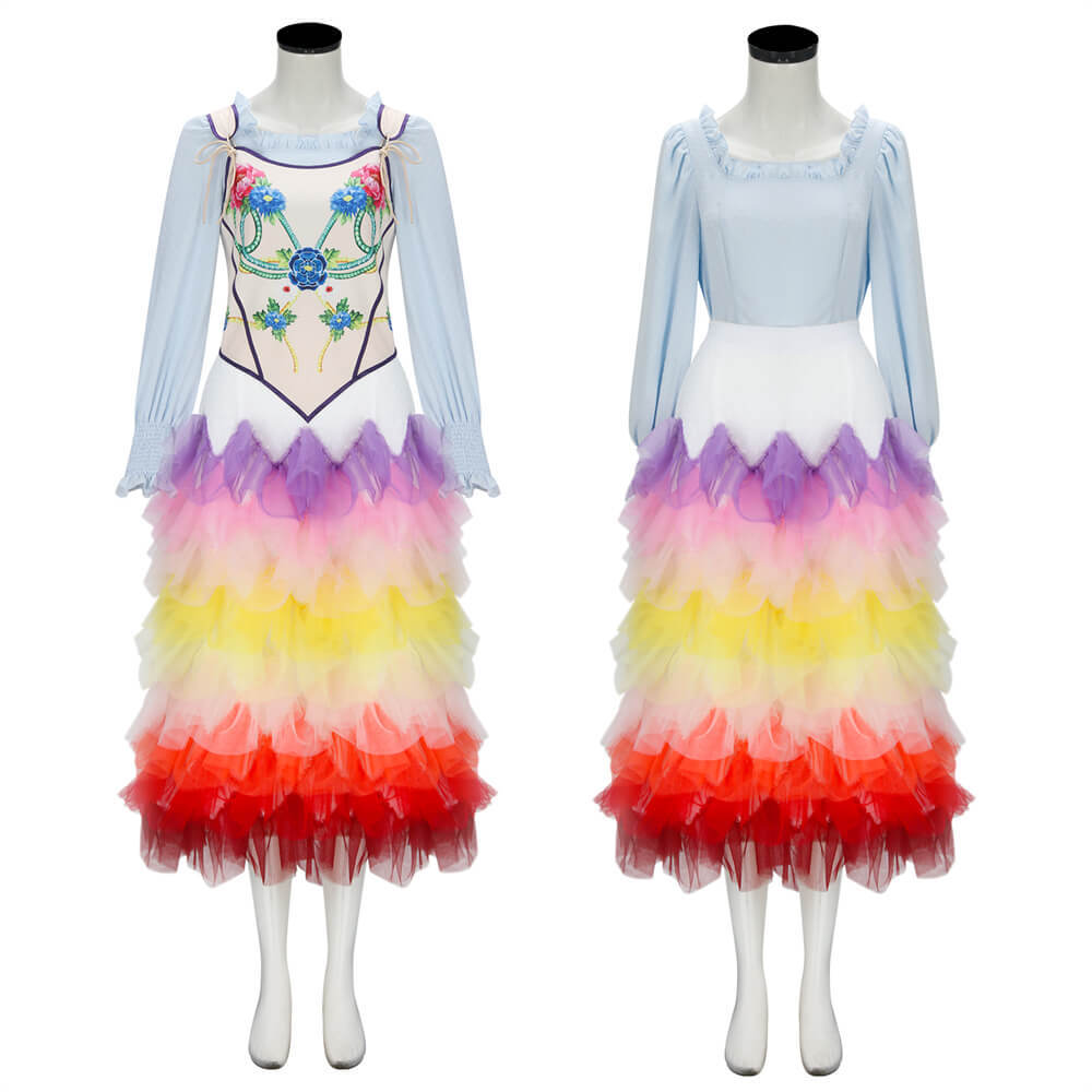 Lucy Gray Baird Costume Hunger Games: The Ballad of Songbirds and Snakes Cosplay Dress
