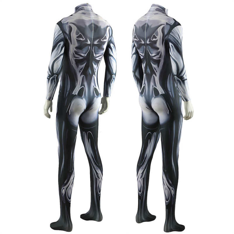 Marvel Silver Surfer Cosplay Costume Bodysuit