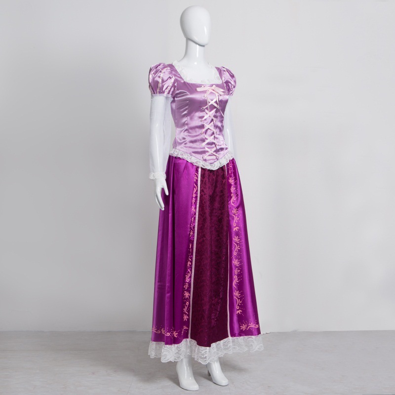 Tangled Rapunzel Dress Cosplay Costume