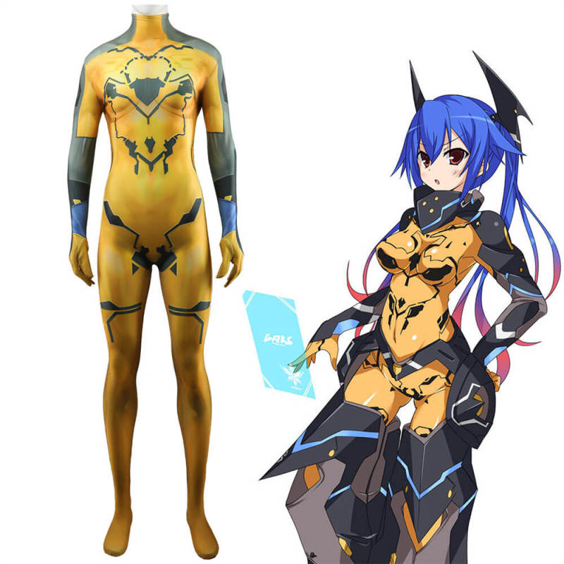 Phantasy Star Online 2 Quna Cosplay Costume Spandex Bodysuit PSO2