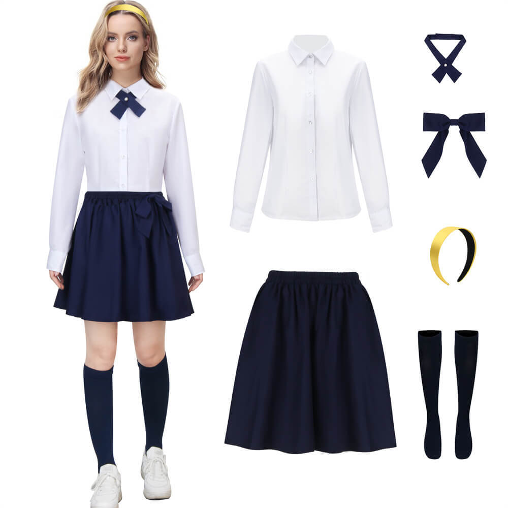 Gossip Girl Blair Waldorf School Uniform Cosplay Costume
