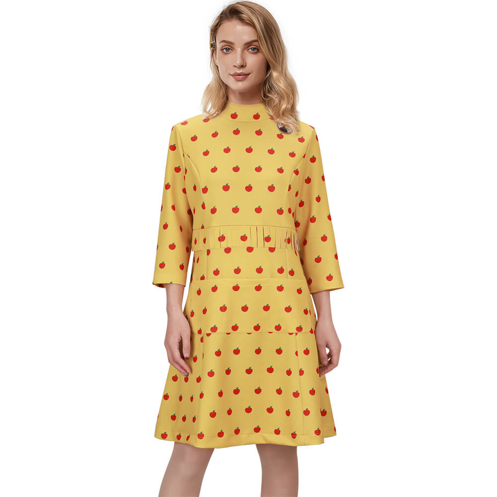 Fantastic Mr. Fox Mrs. Fox Dress Cosplay Costume Hallowcos (S/M Ready to Ship)