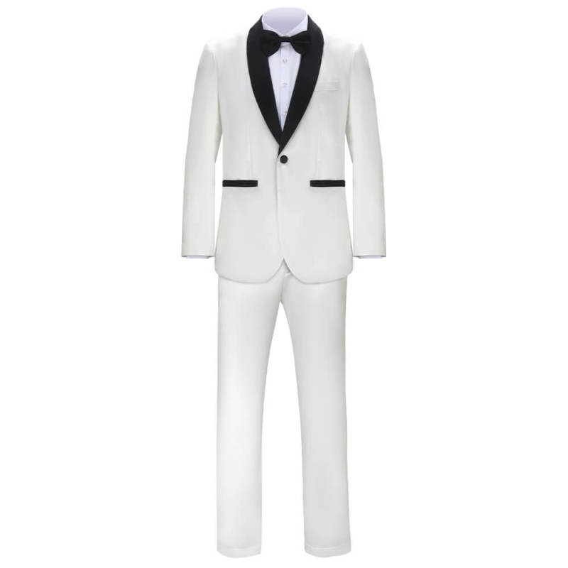 21 Jump Street Schmidt Jenko White Suit Cosplay Costume