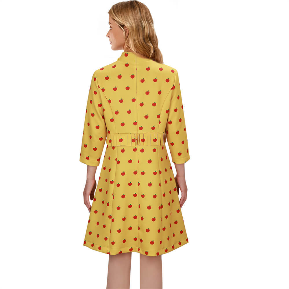 Fantastic Mr. Fox Mrs. Fox Dress Cosplay Costume Hallowcos