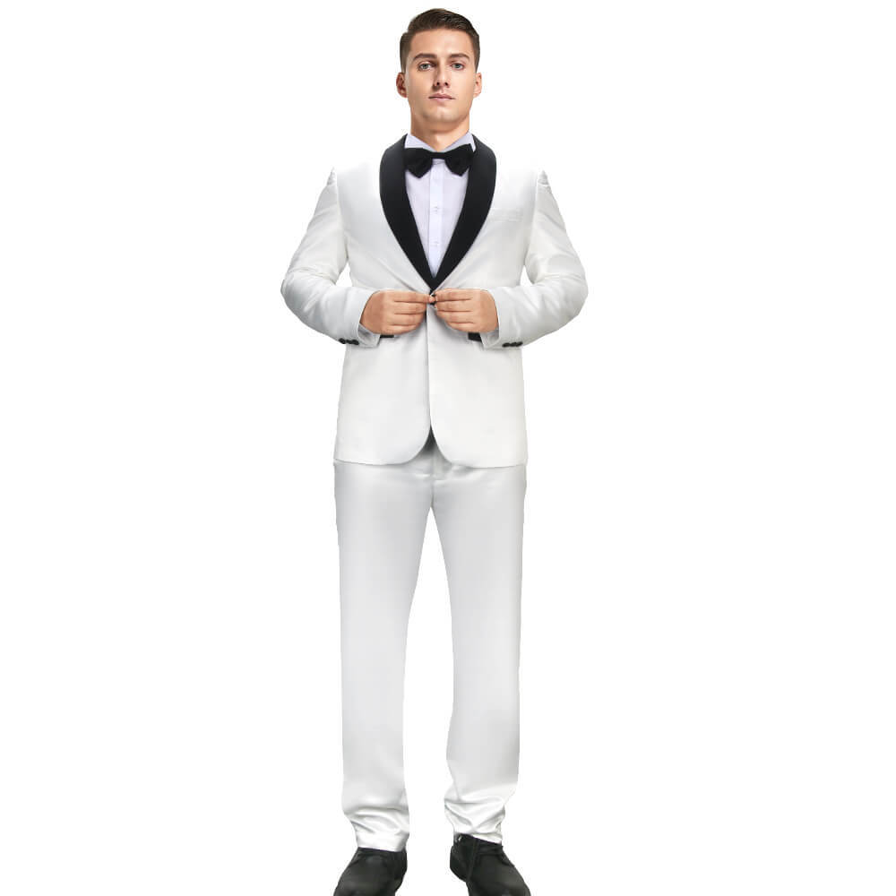 21 Jump Street Schmidt Jenko White Suit Cosplay Costume