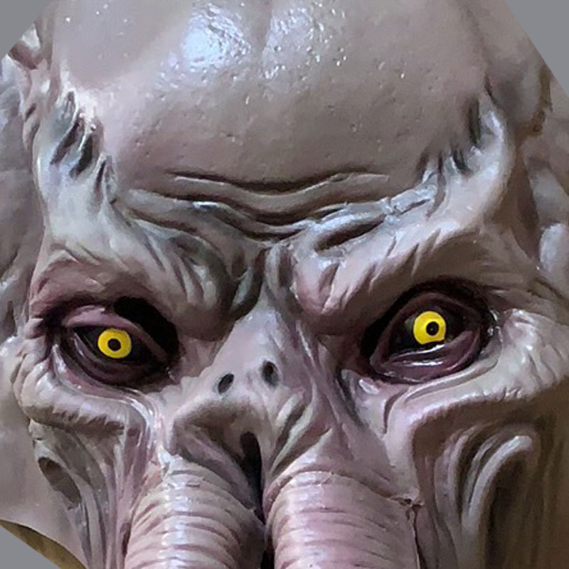 Baldur Gate 3 Mind Flayer Mask Cosplay Prop