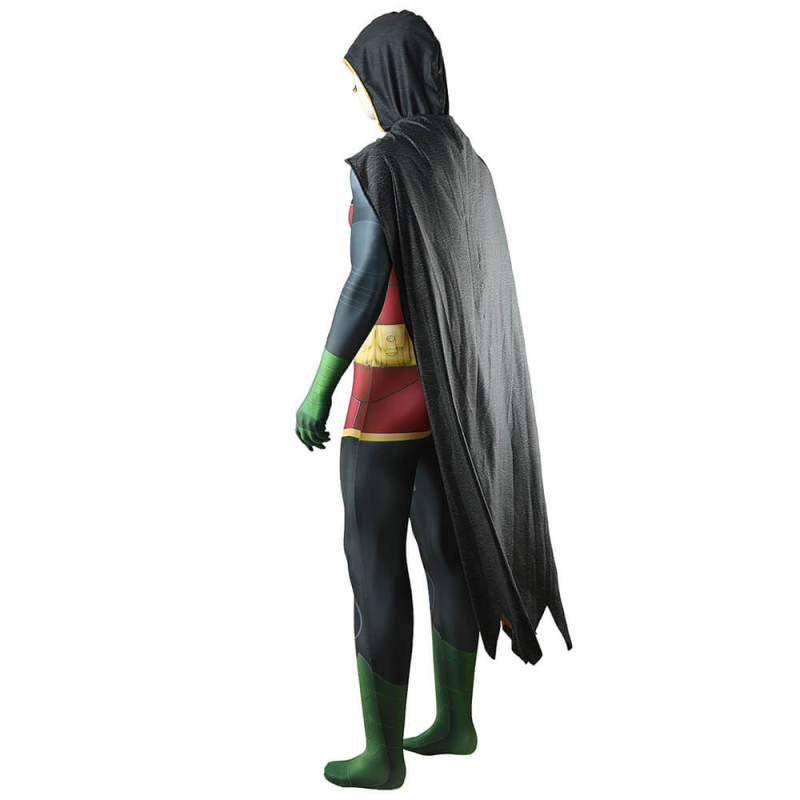 Robin Damian Wayne Cosplay Costume Adults Kids