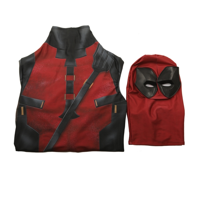 Deadpool 3 Wade Wilson Jumpsuit Cosplay Costume Adults Kids