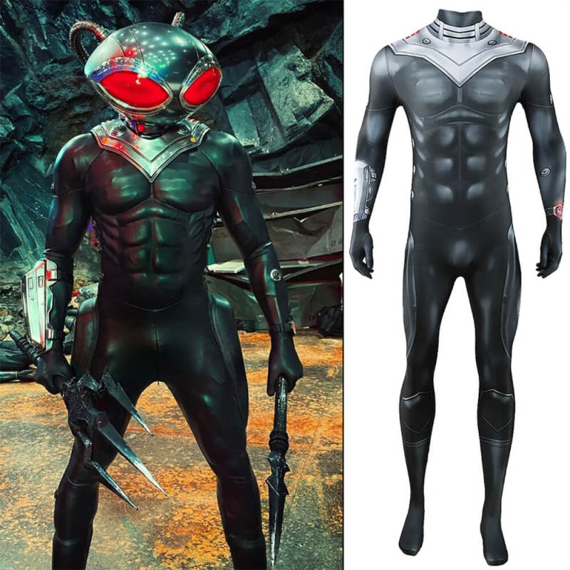 Black Manta Jumpsuit Cosplay Costume Adults Kids-Aquaman and the Lost Kingdom