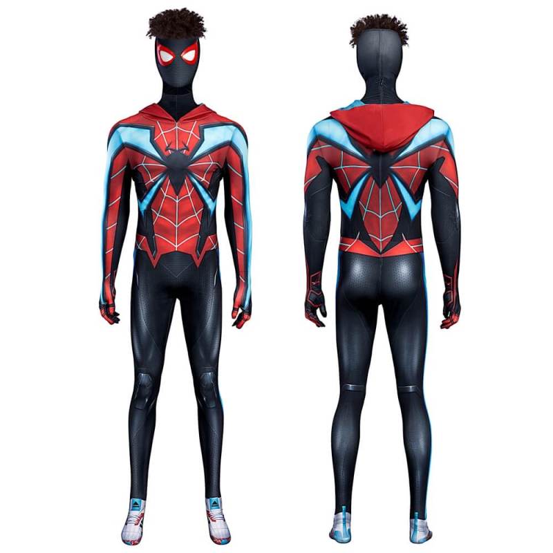 Spider-Man 2 Miles Morales Evolved Suit Cosplay Costume PS5