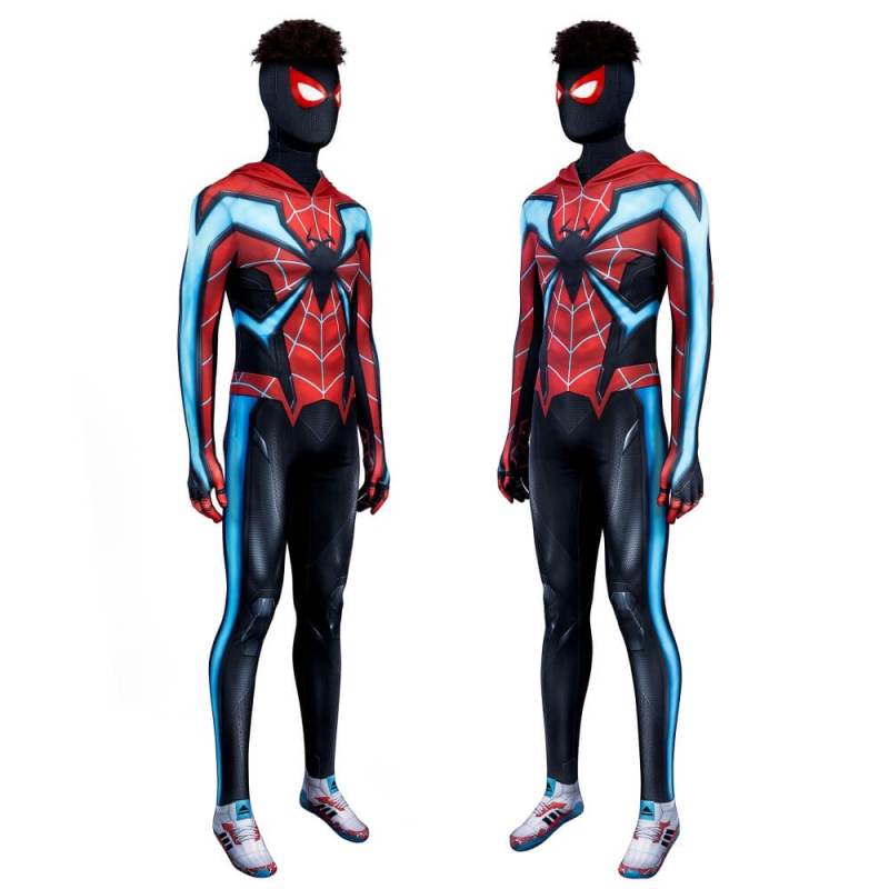 Spider-Man 2 Miles Morales Evolved Suit Cosplay Costume PS5