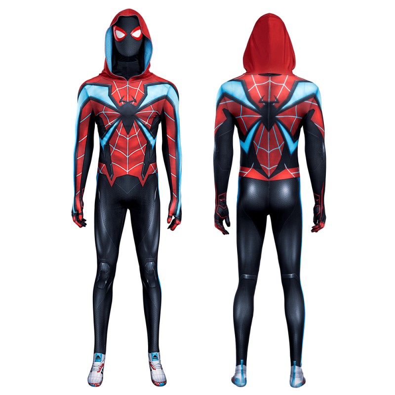 Spider-Man 2 Miles Morales Evolved Suit Cosplay Costume PS5
