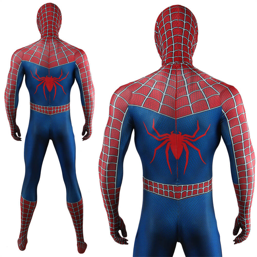 Spider-Man 2 Tobey Maguire Suit Cosplay Costume Adults Kids