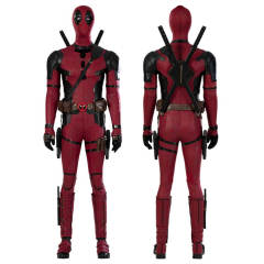 Deadpool & Wolverine Wade Wilson Cosplay Costume Deluxe (Not include any knives & guns)