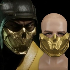 Scorpion Hanzo Hasashi Cosplay Mask Mortal Kombat 11