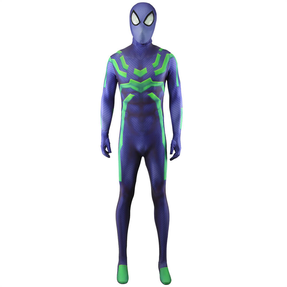 Spider-Man Stealth Big Time Suit Cosplay Costume Adults Kids