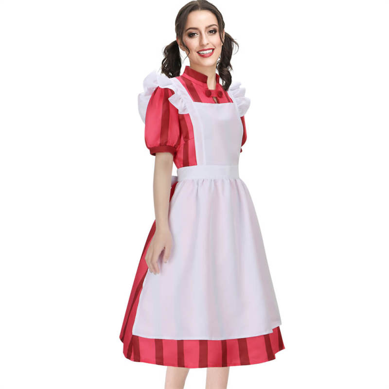 The Boy and the Heron Lady Himi Maid Dress Cosplay Costume
