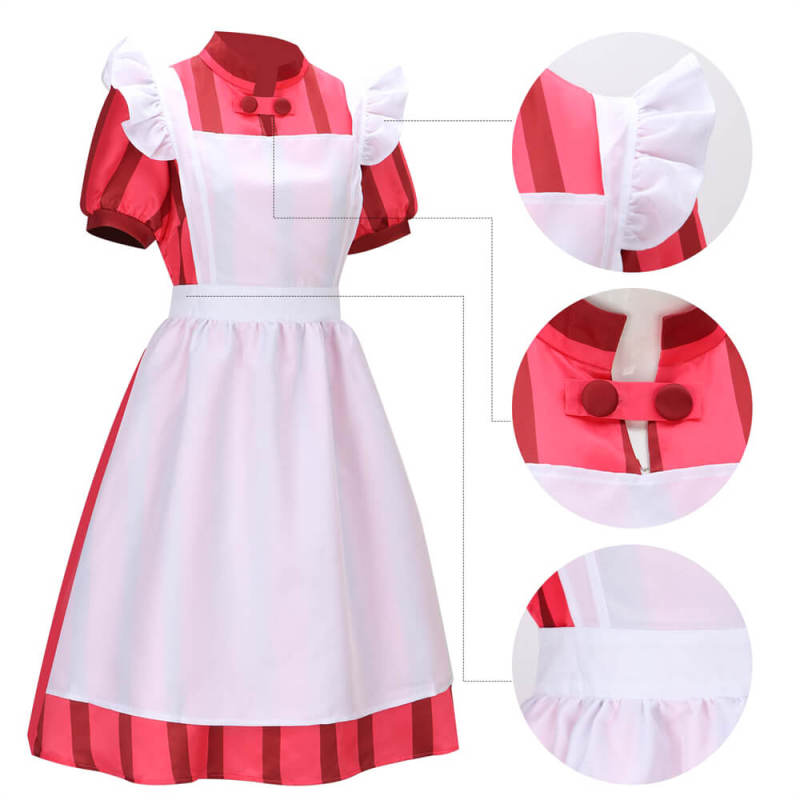 The Boy and the Heron Lady Himi Maid Dress Cosplay Costume