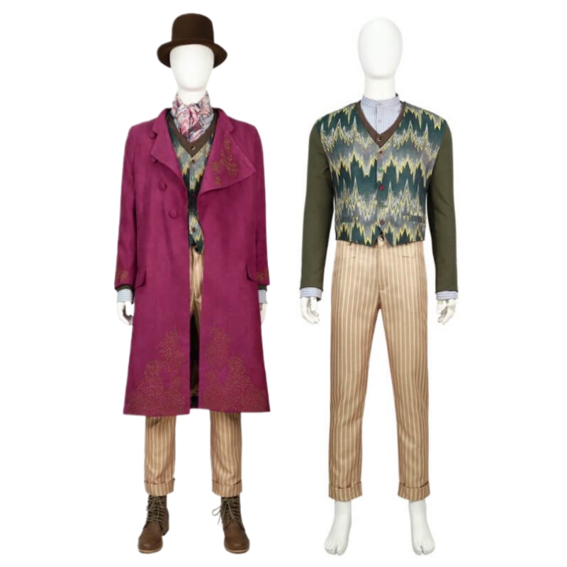 Wonka 2023 Willy Wonka Cosplay Costume Deluxe