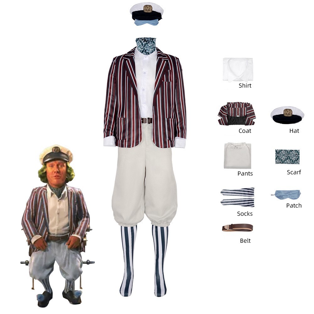 Wonka 2023 Oompa Loompa Cosplay Costume