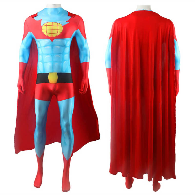 Captain Planet Cosplay Costume Adults Kids