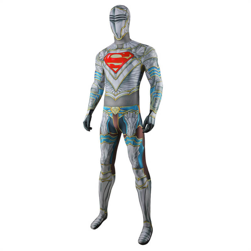 Kal-El Superman Dark Knights of Steel Cosplay Costume Adults Kids