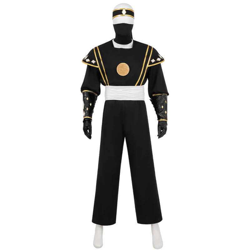 Black Ninja Ranger Cosplay Costume-Mighty Morphin Power Rangers