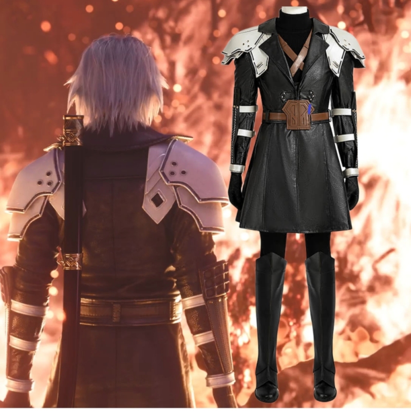 Final Fantasy VII Ever Crisis Young Sephiroth Cosplay Costume Hallowcos