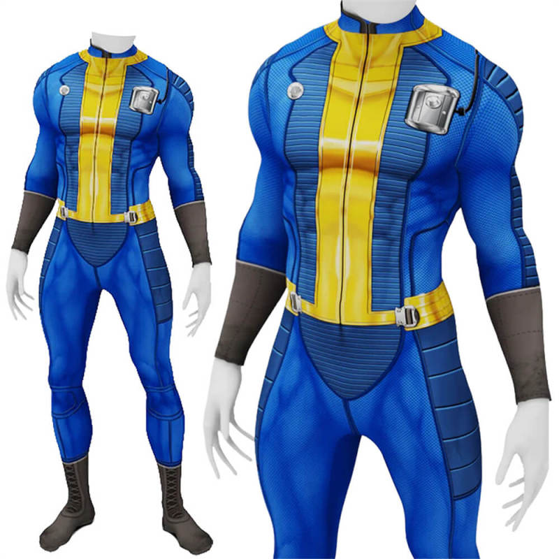 Fallout 76 Vault 76 Jumpsuit Cosplay Costume Adults Kids