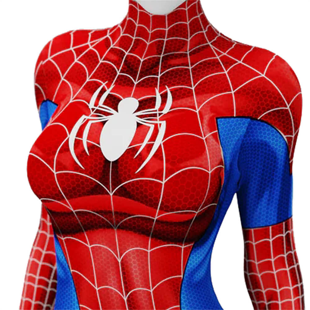 Spider-Woman Mary Jane Classic Suit Cosplay Costume Adults Kids