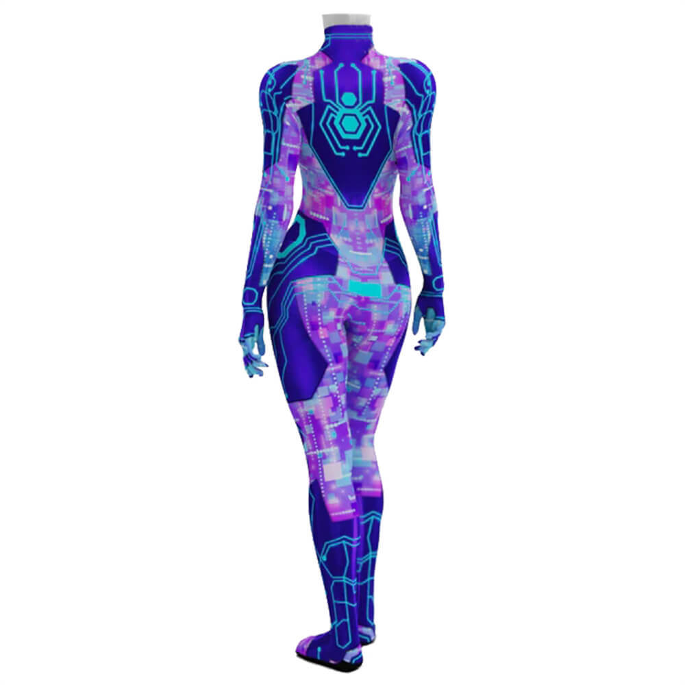 Spider-Byte Jumpsuit Spider-Man Across the Spider-Verse Cosplay Costume Adults Kids