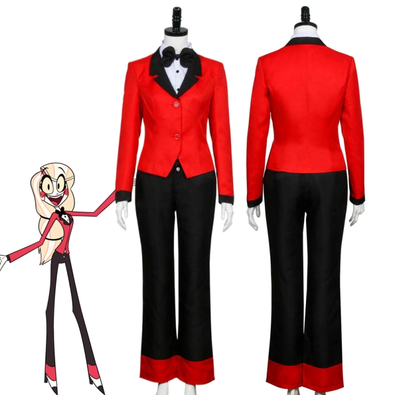 Hazbin Hotel Charlie Morningstar Cosplay Costume Hallowcos