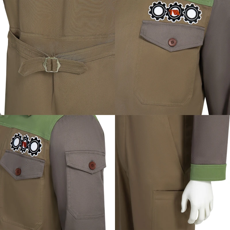 Loki Season 2 TVA Uniform OB Ouroboros Cosplay Costume Hallowcos