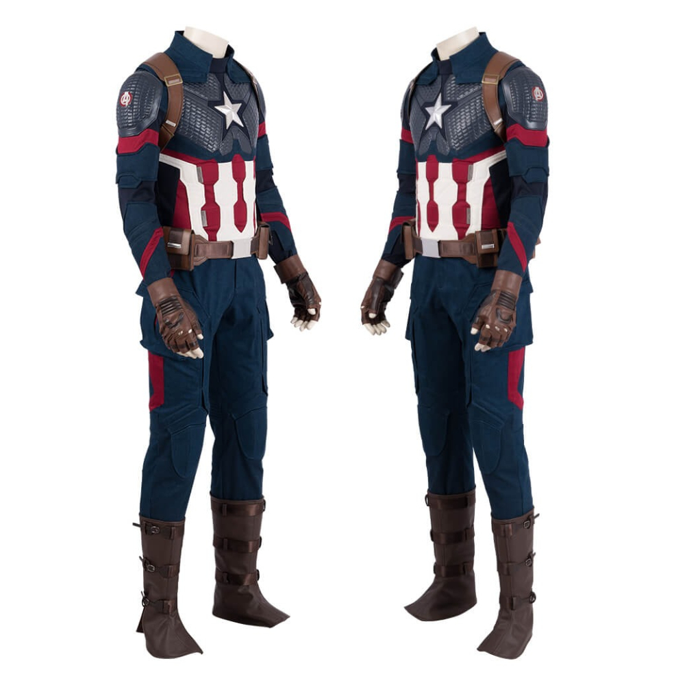 Avengers: Endgame Captain America Cosplay Costume Hallowcos