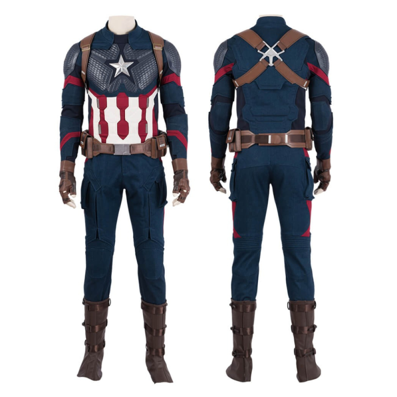 Avengers: Endgame Captain America Cosplay Costume Hallowcos