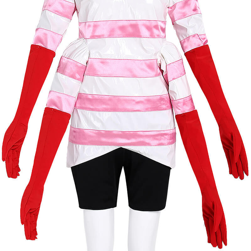 Hazbin Hotel Angel Dust Cosplay Costume Hallowcos