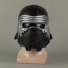 Kylo Ren Latex Mask Star Wars: The Rise of Skywalker Cosplay Props Hallowcos