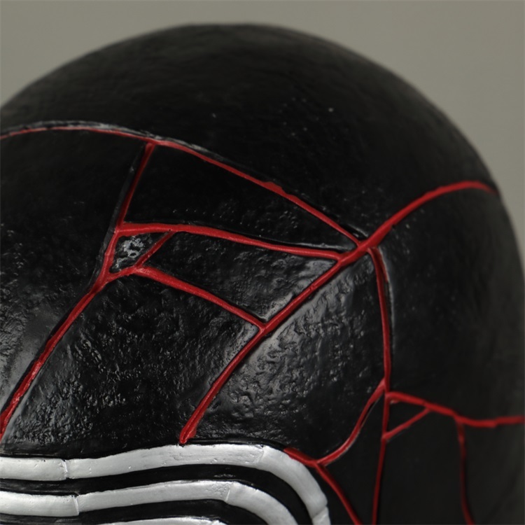 Kylo Ren Latex Mask Star Wars: The Rise of Skywalker Cosplay Props Hallowcos