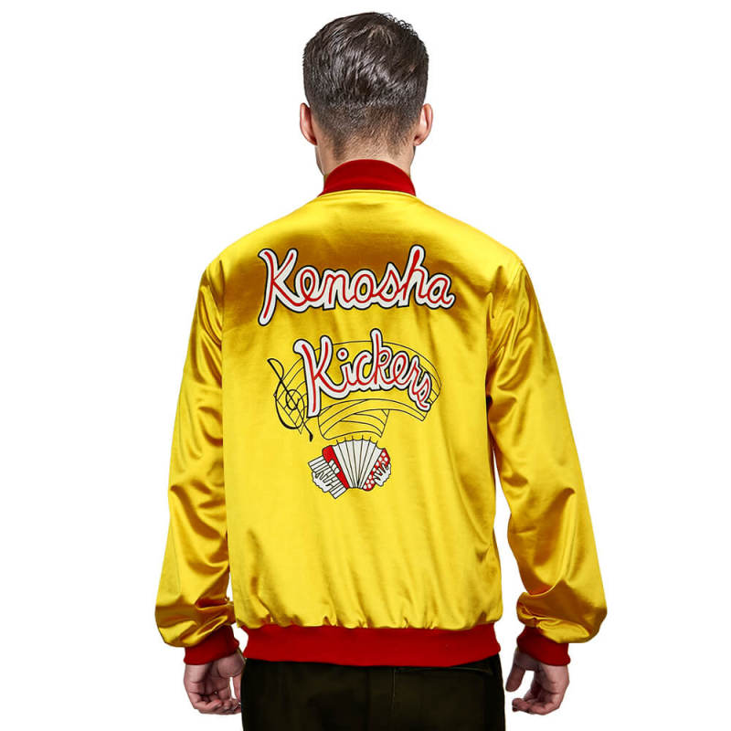 Home Alone Kenosha Kickers Jacket Gus Polinski Cosplay Costume Hallowcos
