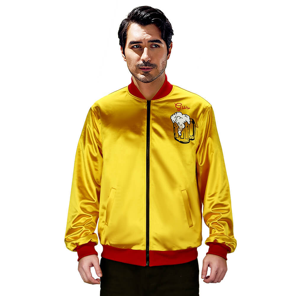 Home Alone Kenosha Kickers Jacket Gus Polinski Cosplay Costume Hallowcos