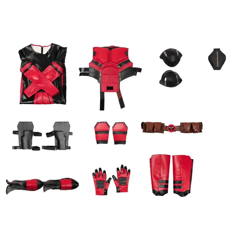 Deadpool & Wolverine Wade Wilson Cosplay Costume Deadpool 3 Hallowcos
