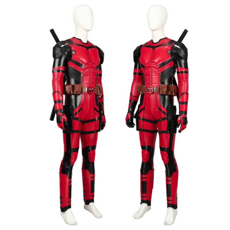 Deadpool & Wolverine Wade Wilson Cosplay Costume Deadpool 3 Hallowcos