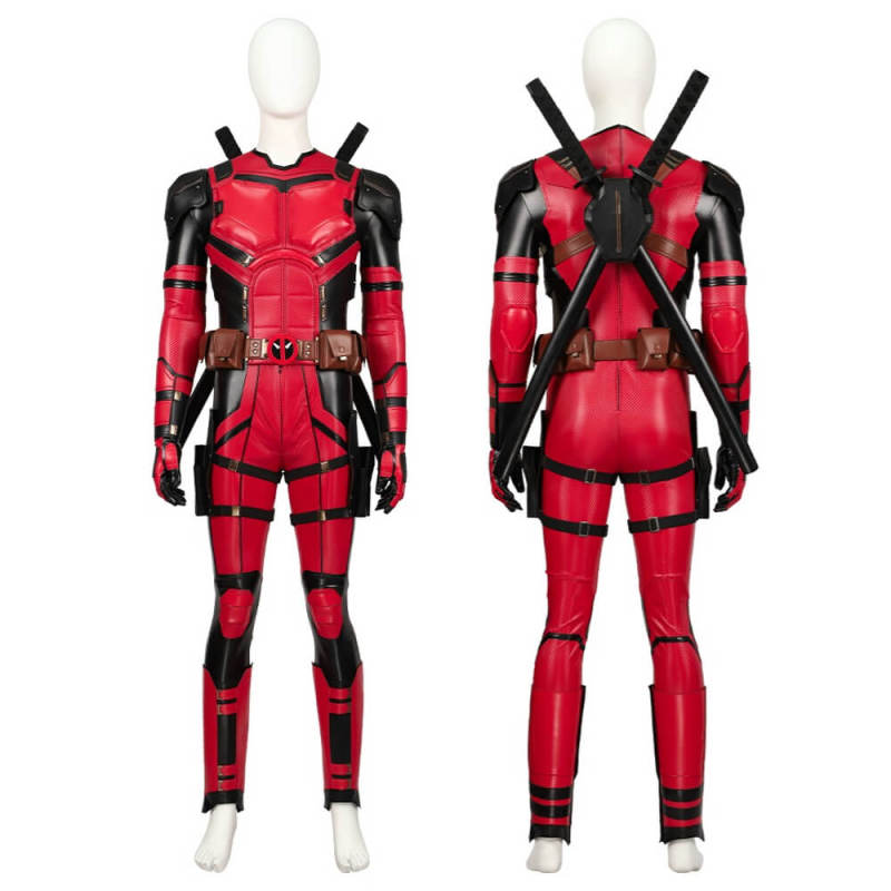 Deadpool & Wolverine Wade Wilson Cosplay Costume Deadpool 3 Hallowcos