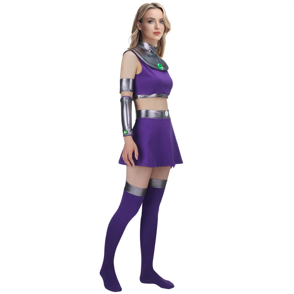 Starfire Princess Koriand'r Cosplay Costume Teen Titans (S/L/XL/XXL Ready to Ship)