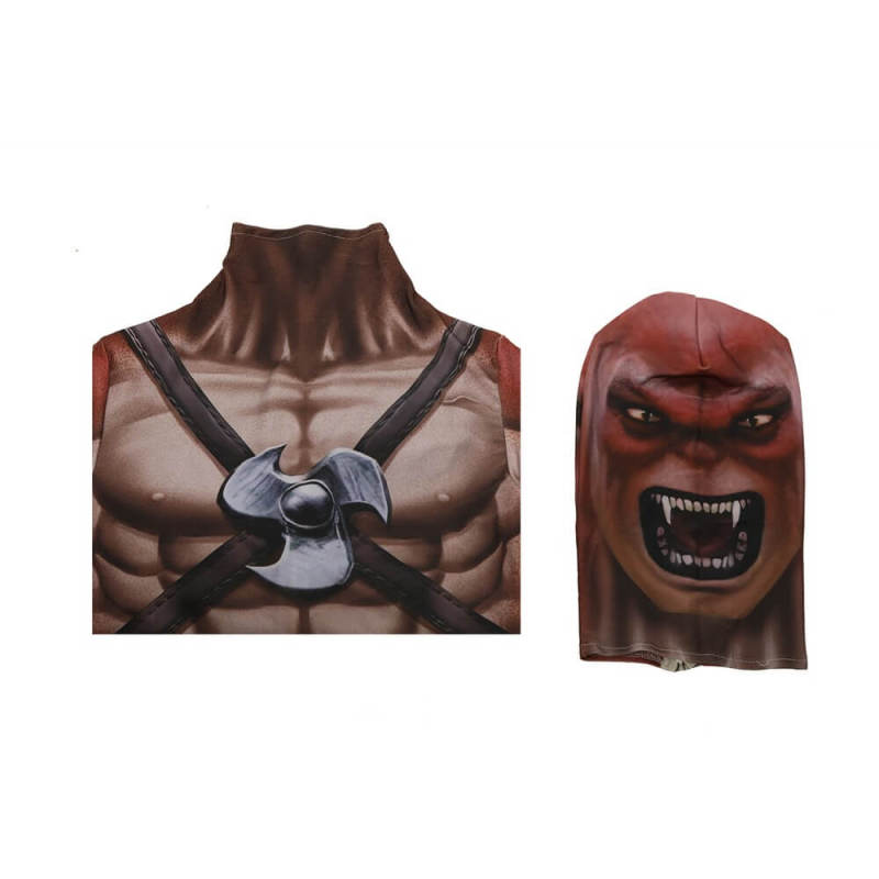 Mortal Kombat Kintaro Spandex Bodysuit Cosplay Costume Adults Kids