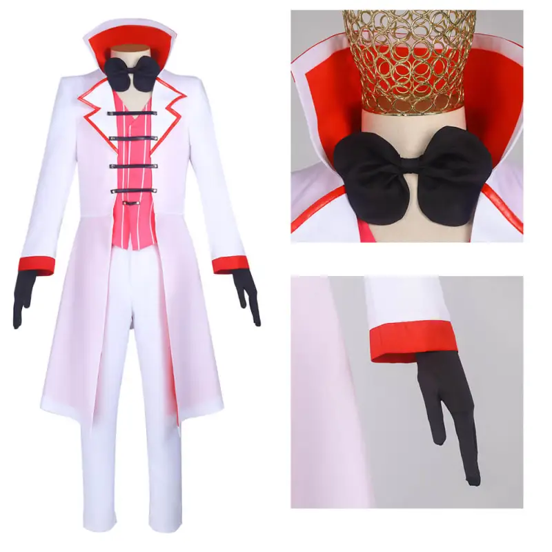 Hazbin Hotel Lucifer Morningstar Cosplay Costume Hallowcos