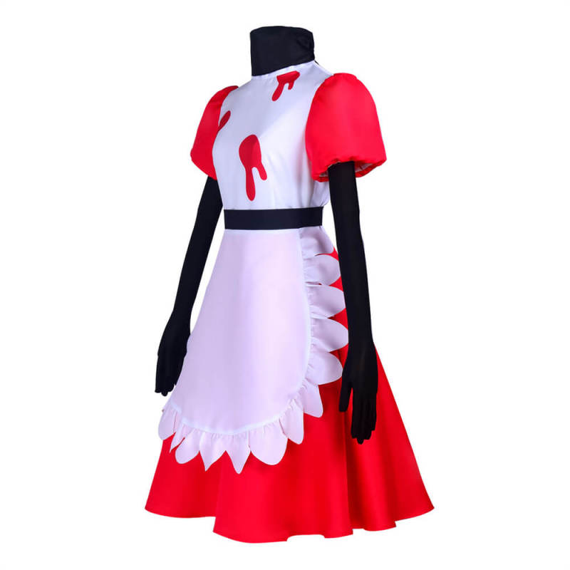 Hazbin Hotel Niffty Maid Dress Cosplay Costume Hallowcos